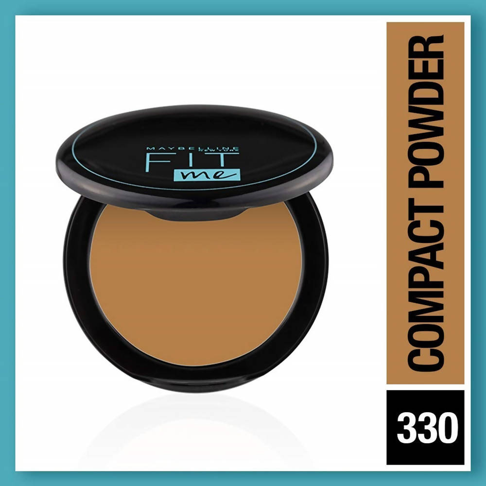 Maybelline New York Fit Me 12Hr Oil Control Compact, 330 Toffee (8 Gm) | Grocsy