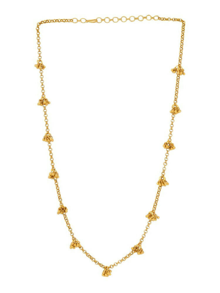 Brass Antique Polish Necklace - Ruby Raang | Grocsy