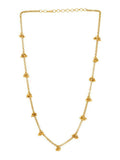 Brass Antique Polish Necklace - Ruby Raang | Grocsy
