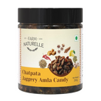 Farm Naturelle Chatpata Jaggery Amla Candy - Tangy | Grocsy