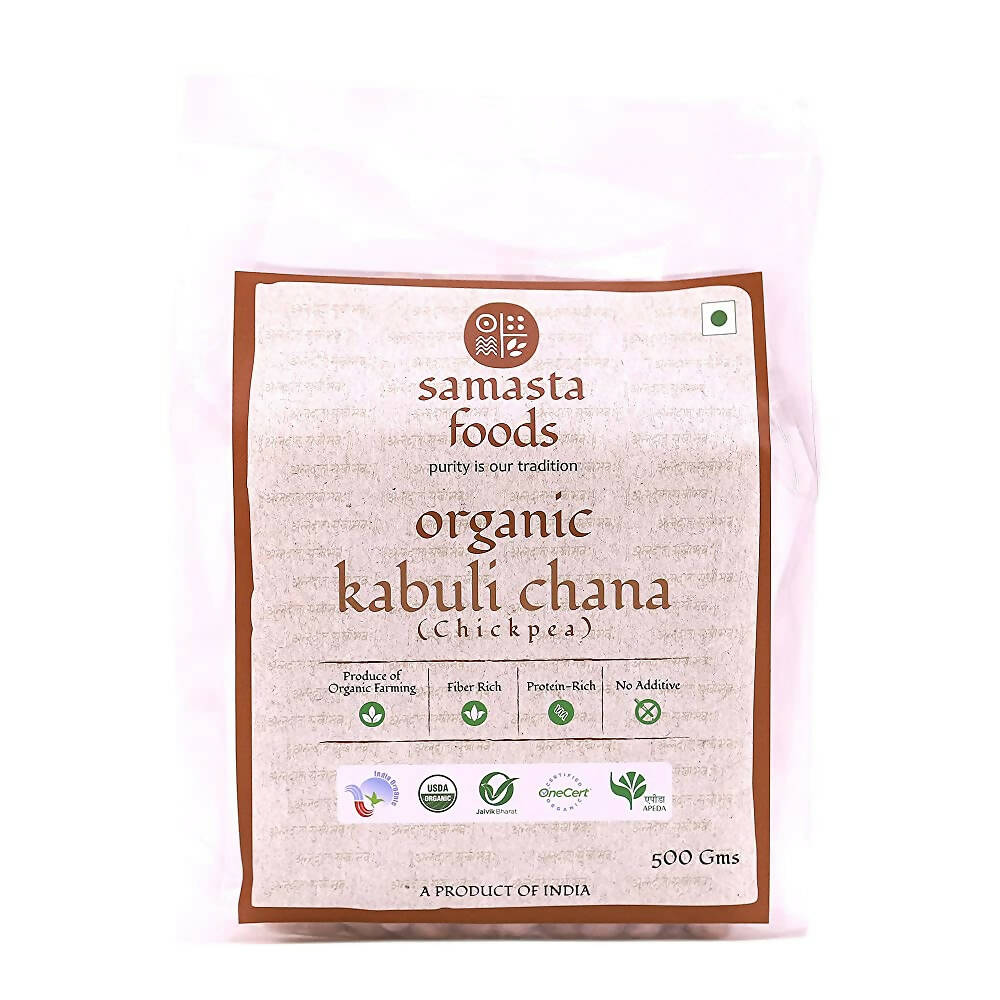 Samasta Foods Organic Kabuli Chana (Chickpea) | Grocsy