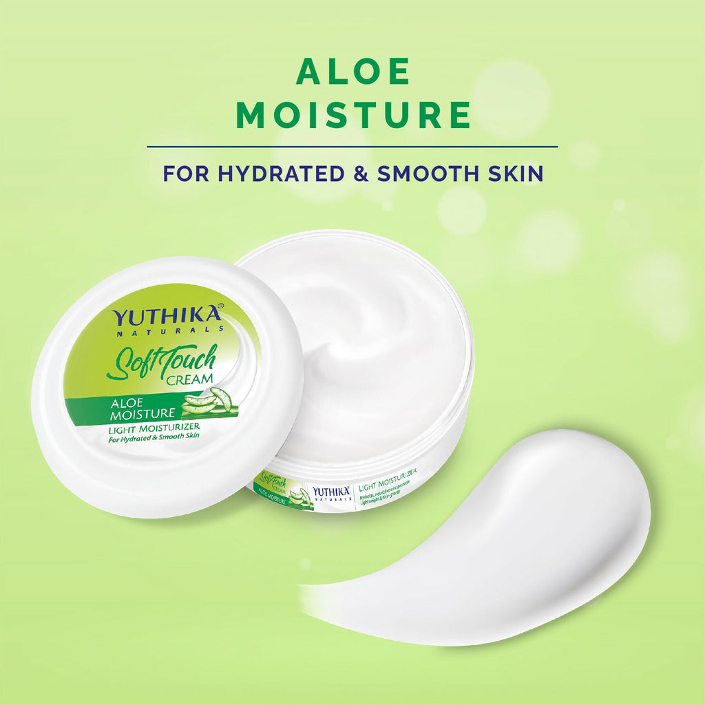 Yuthika Naturals Aloe Moisture Light Moisturizer Cream | Grocsy