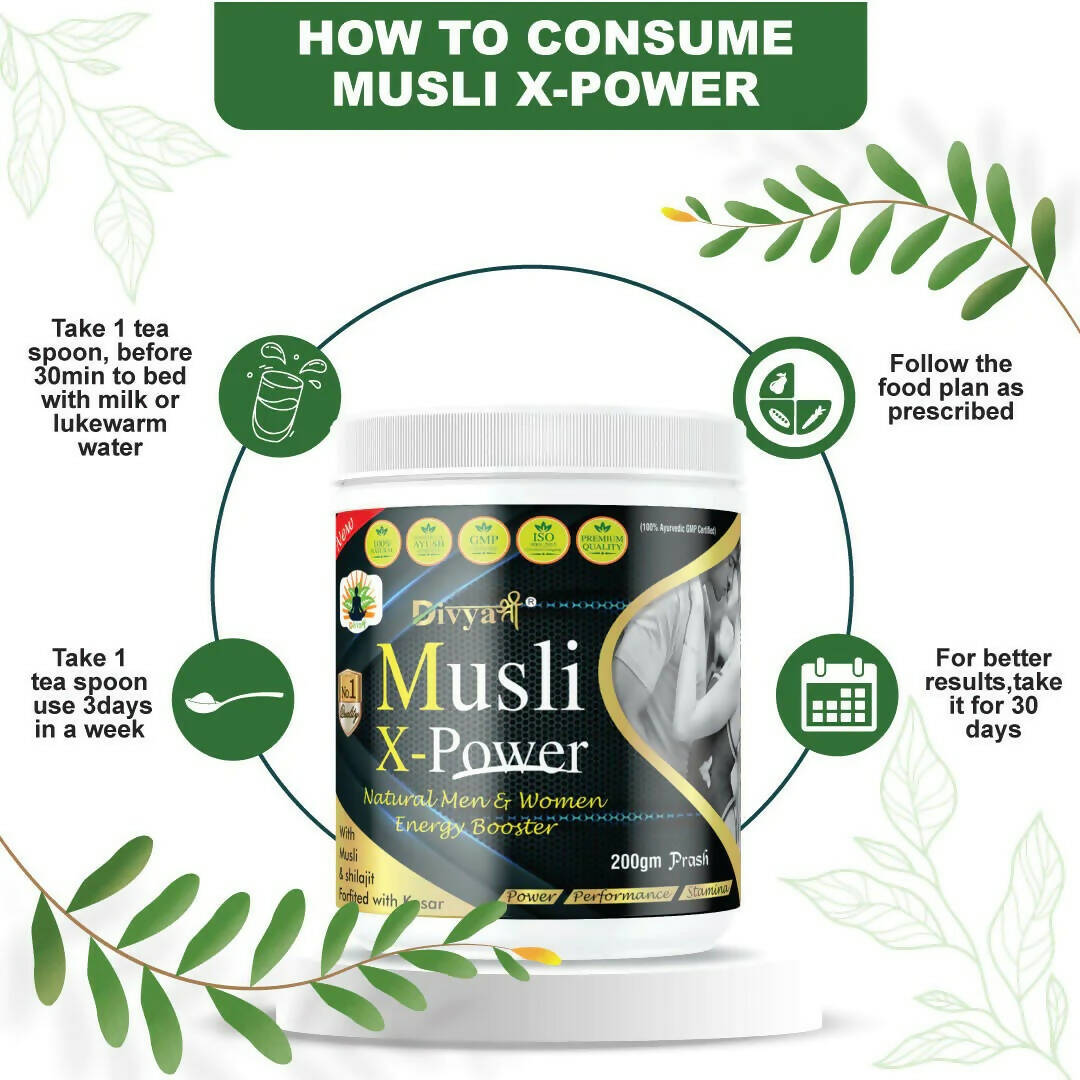 Divya Shree Musli X-Power Prash For Men | Grocsy