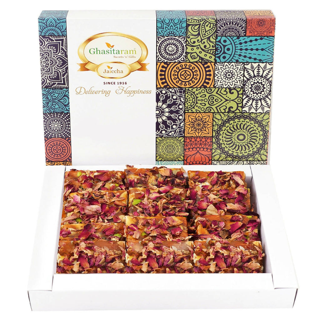Ghasitaram Sankranti /Lohri Sweets-Rose Dryfruit Chikki | Grocsy