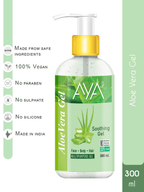 AYA Multipurpose Aloe Vera Gel For Face, Hair & Body | Grocsy