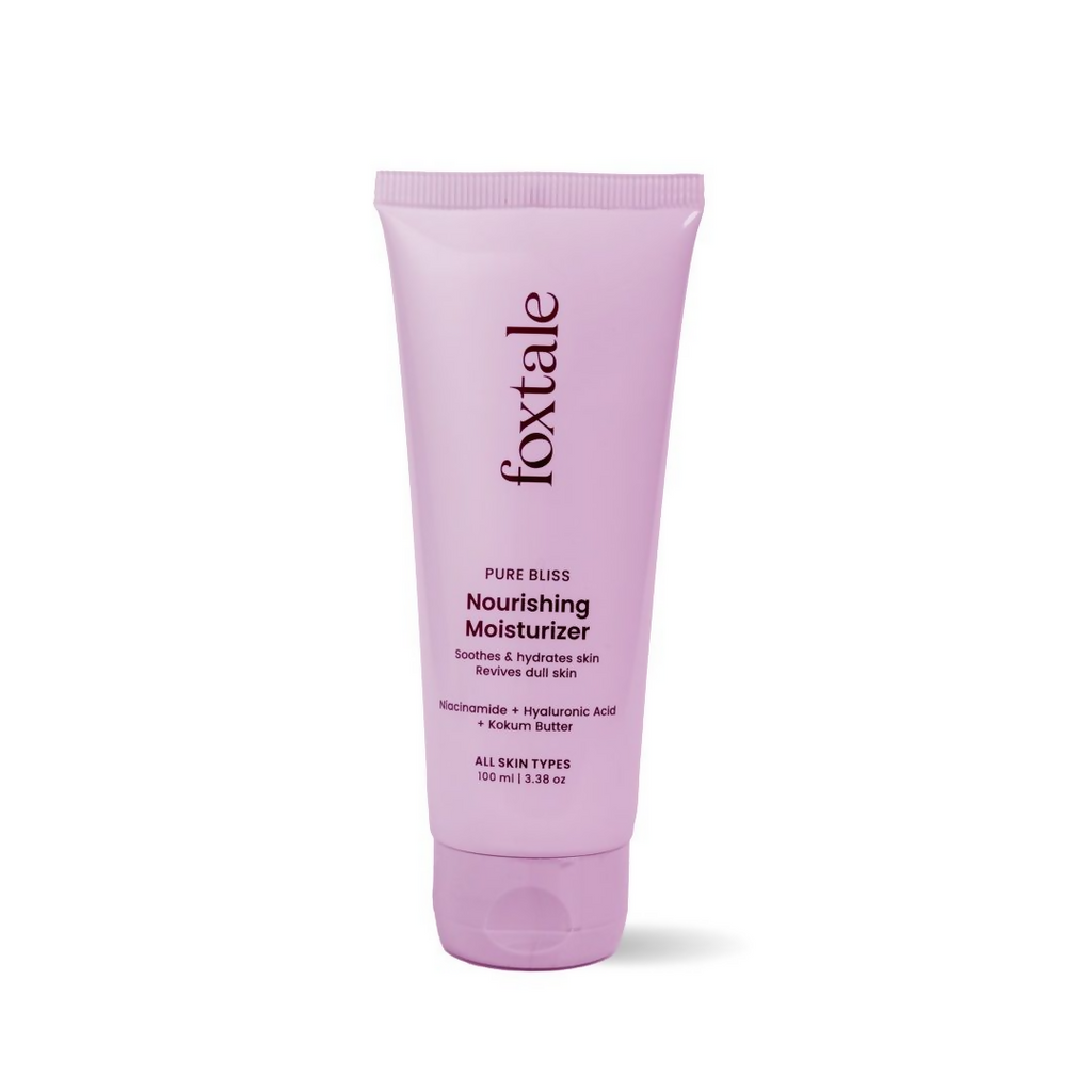 Foxtale Nourishing Face Moisturizer with Niacinamide for 24 Hr Hydration & Lightweight | Grocsy