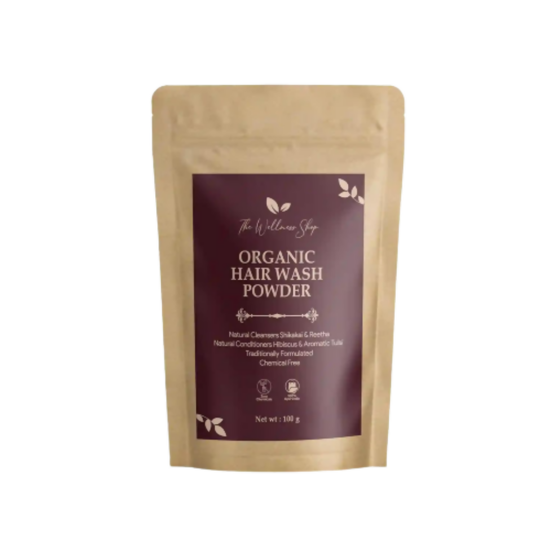 The Wellness Shop Organic Hair Wash Powder | Grocsy