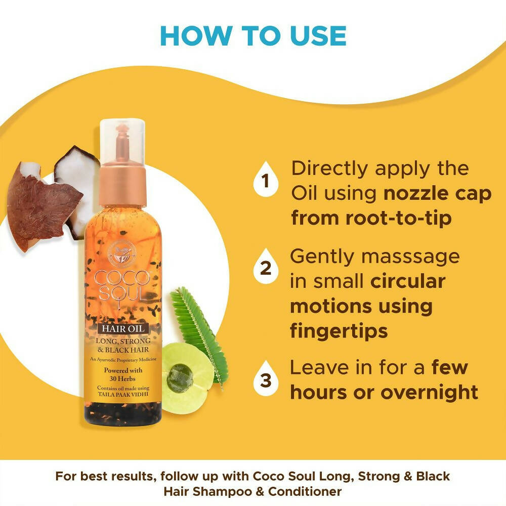 Coco Soul Hair Oil – Long Strong & Black | Grocsy
