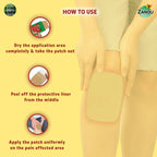 Zandu Ayurvedic Knee Pain Relief Patch | Grocsy