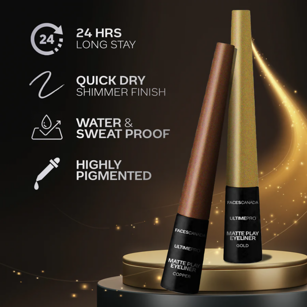 Faces Canada Ultime Pro Matte Play Eyeliner - Copper | Grocsy