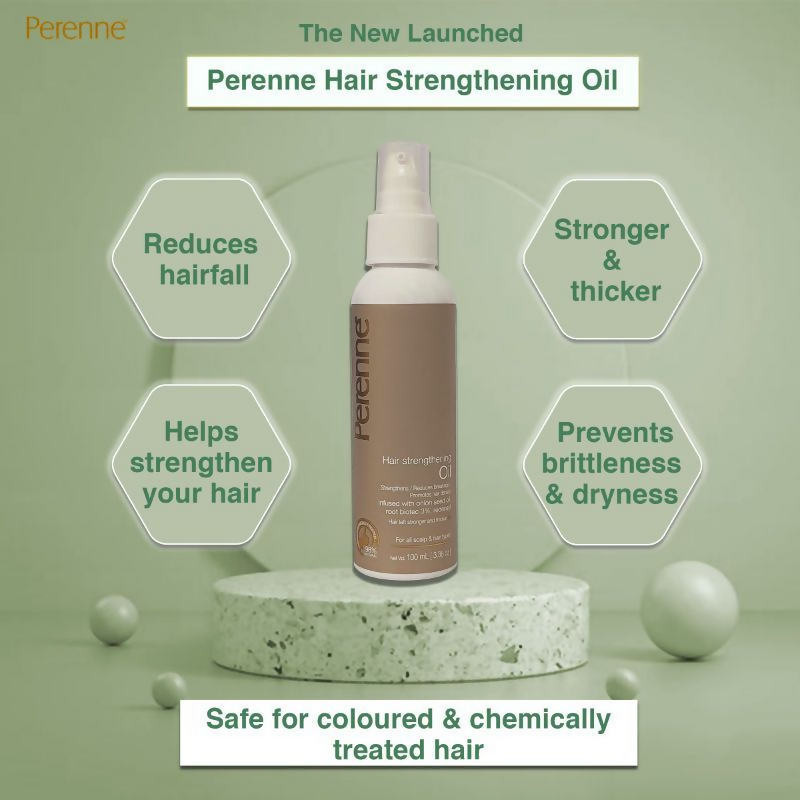Perenne Hair Strengthening Oil With Onion Seed Oil | Grocsy