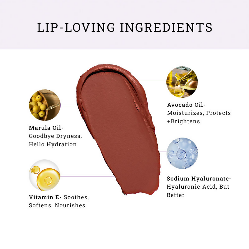 LOVETC Pout, Perfect, Etc High-Definition Matte Lipstick - Cozy Love | Grocsy