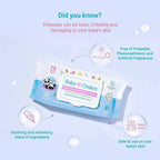 BabyChakra 99% Bamboo Water Soft Wipes | Grocsy