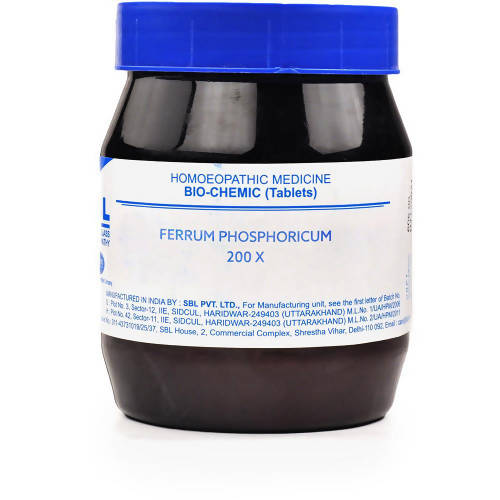 SBL Homeopathy Ferrum Phosphorica Biochemic Tablets | Grocsy