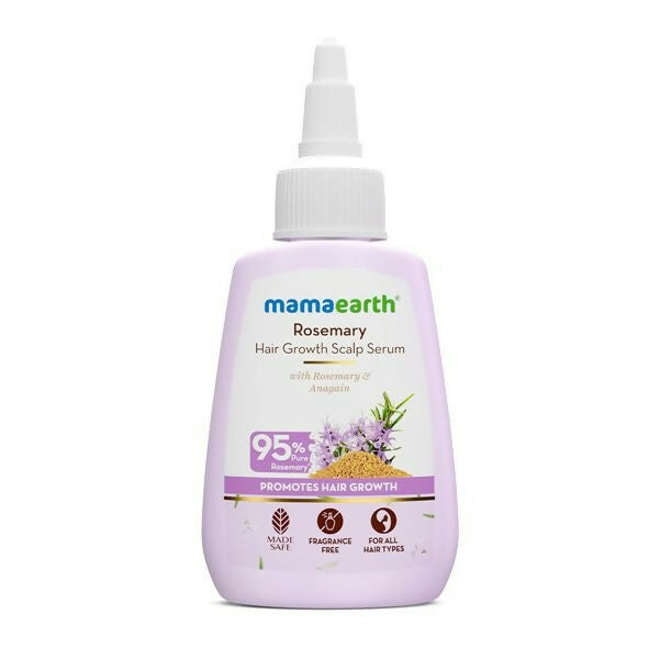Mamaearth Rosemary Hair Growth Scalp Serum with 95% Pure Rosemary Oil | Grocsy