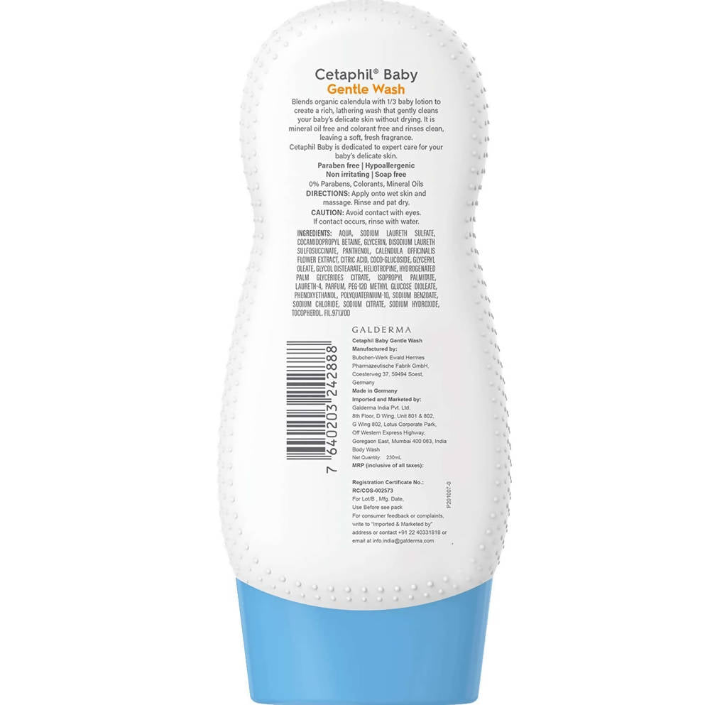 Cetaphil Baby Gentle Wash With Organic Calendula | Grocsy