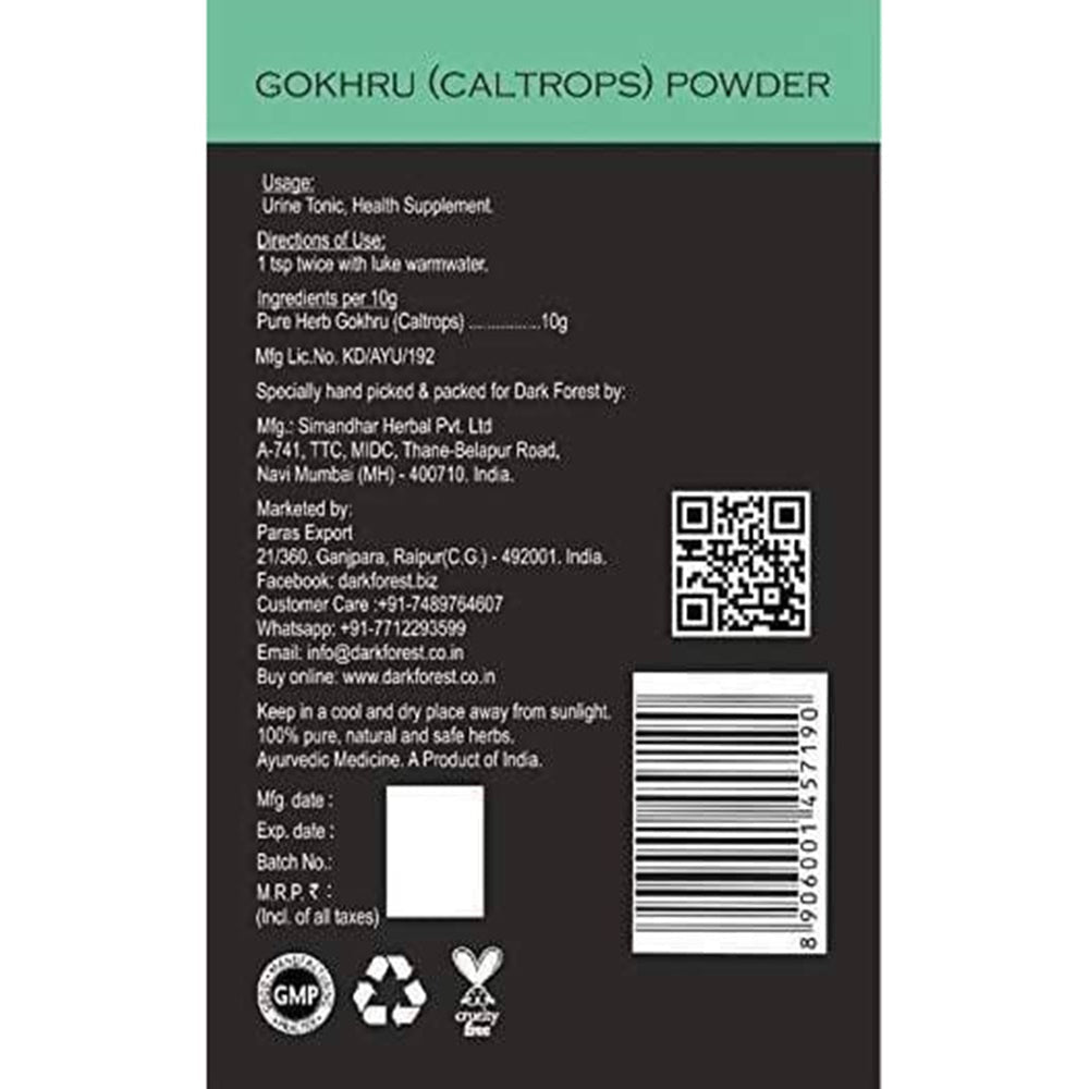Dark Forest Gokhru Powder | Grocsy