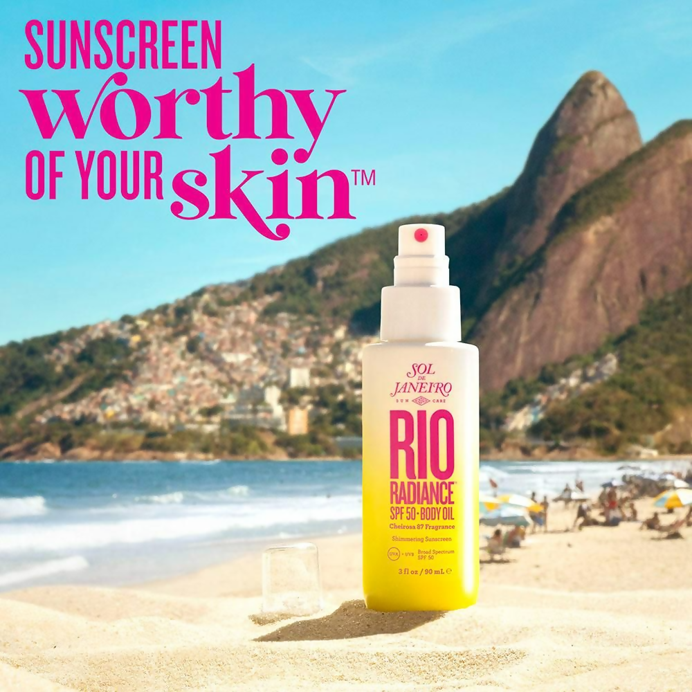 Sol de Janeiro Rio Radiance SPF 50 Body Oil Shimmering Sunscreen, UVA/UVB Broad Spectrum SPF 50 | Grocsy