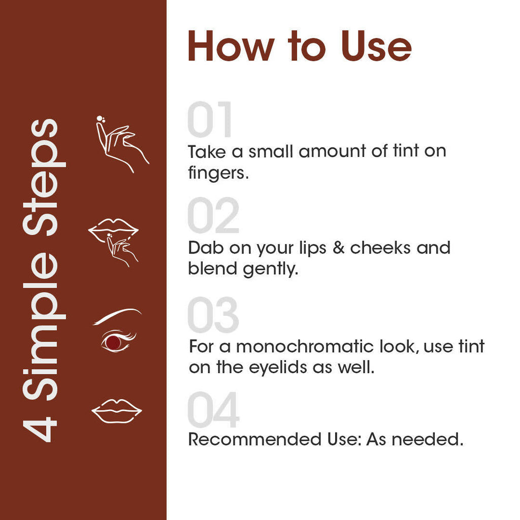 TAC - The Ayurveda Co. Brown Mocha Lip, Cheek & Eye Tint | Grocsy
