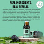 Uniearth Pure & Undiluted Camphor Essential Oil for Skin & Hair Care | Grocsy
