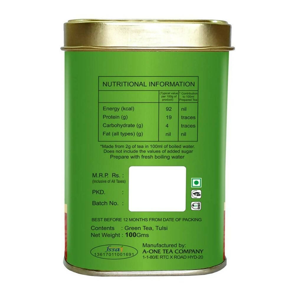 A-One Classic Premium Tulsi Green Tea | Grocsy