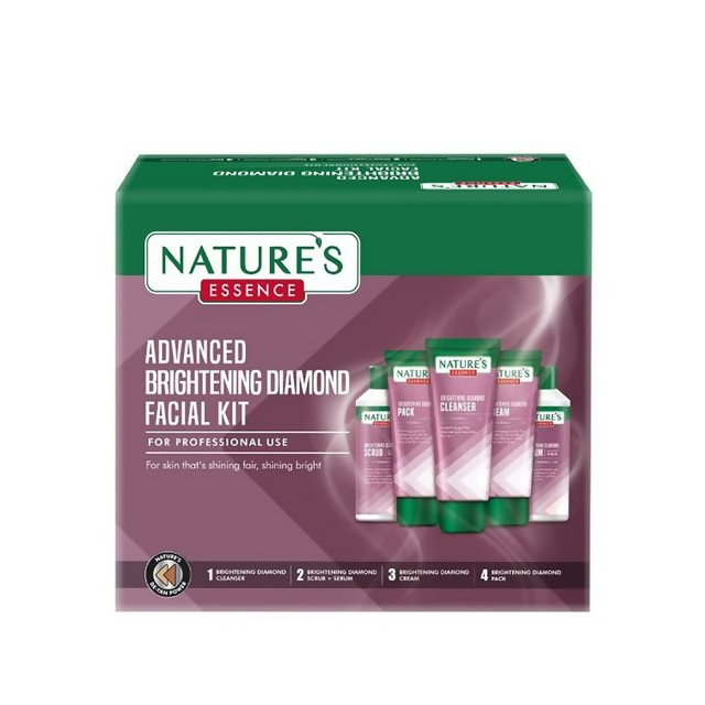 Nature's Essence Advanced Brightening Diamond Facial Kit | Grocsy
