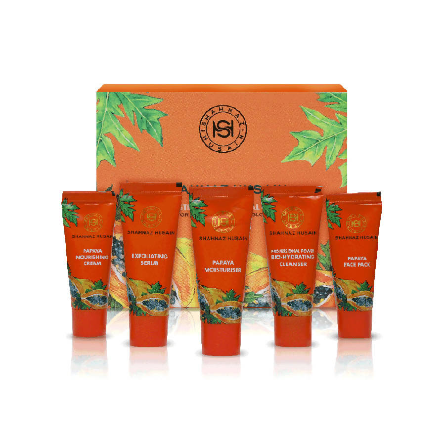 Shahnaz Husain 5 Step Papaya Facial Kit | Grocsy