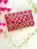 Joban Fashion Clutch Bag With Magnetic Lock - Red | Grocsy