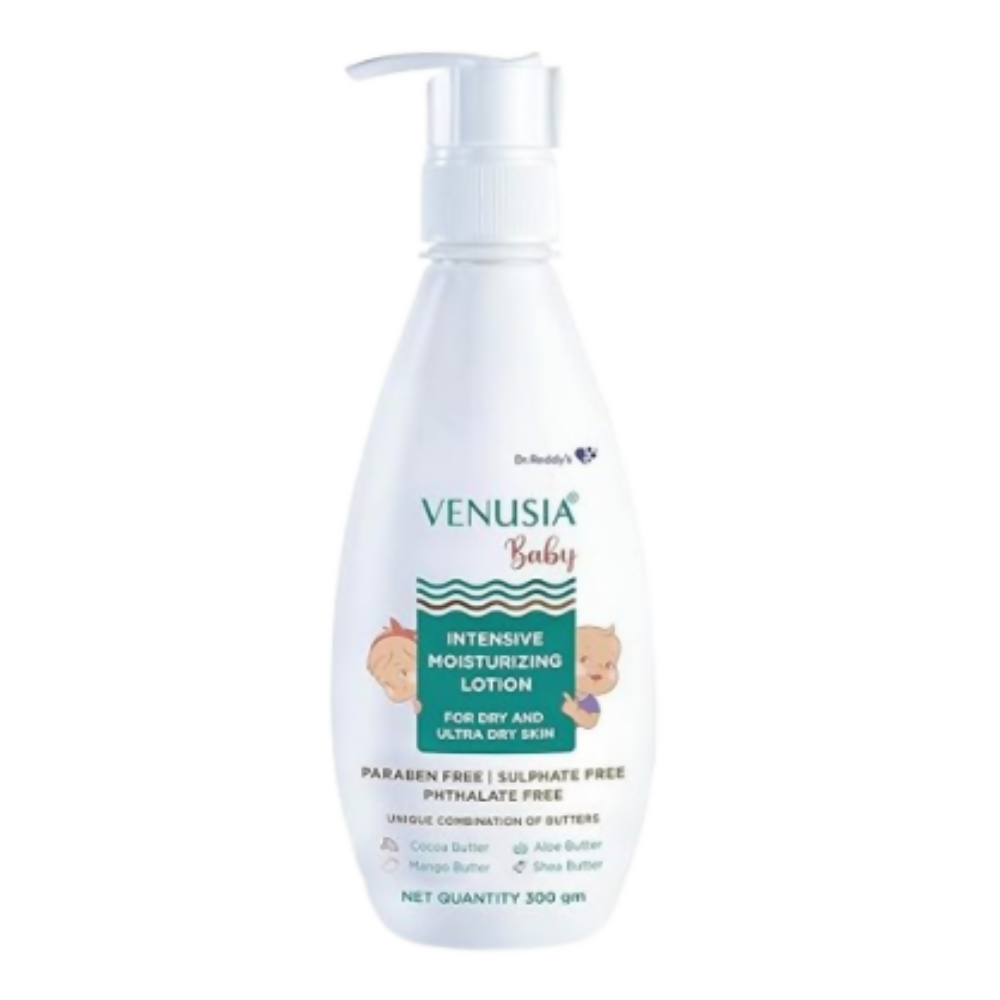 Dr. Reddy's Venusia Baby Intensive Moisturizing Lotion | For Dry & Ultra Dry Skin | Paraben, Sulphate & Phthalate-Free | Grocsy