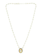 Beaded Kundan Necklace - Ruby Raang | Grocsy