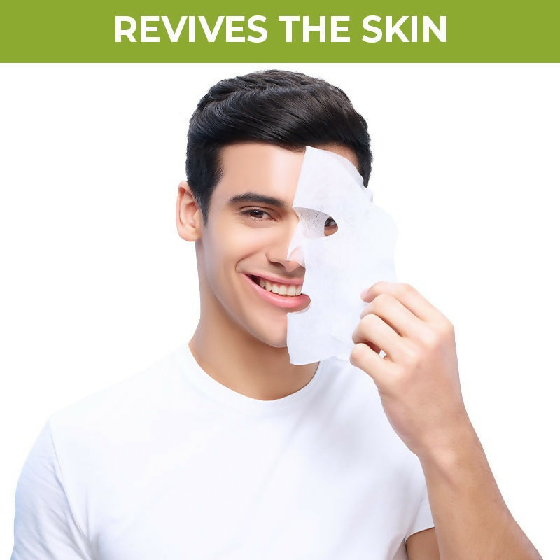 Nykaa Skin Secrets Exotic Indulgence Matcha Tea+Chamomile Sheet Mask For Nourished & Hydrated Skin | Grocsy
