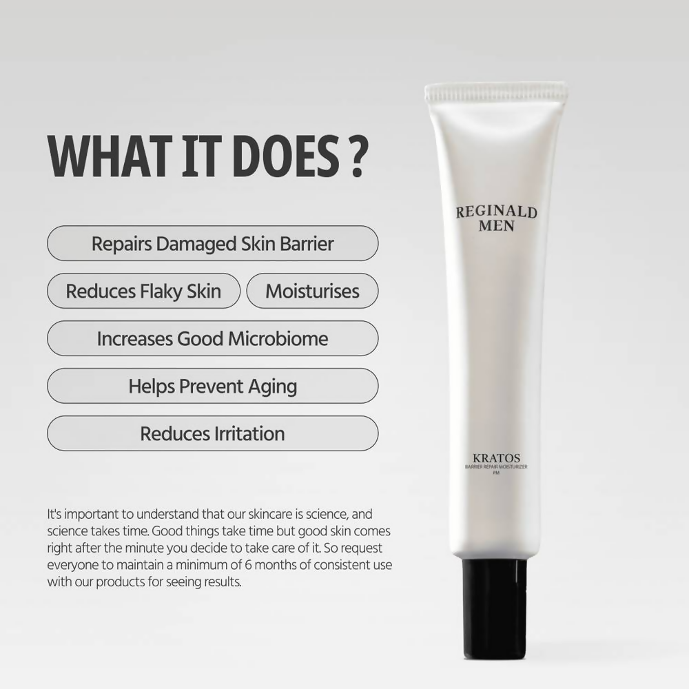 Reginald Men Gel Kratos Strengthening Moisturizer | Grocsy