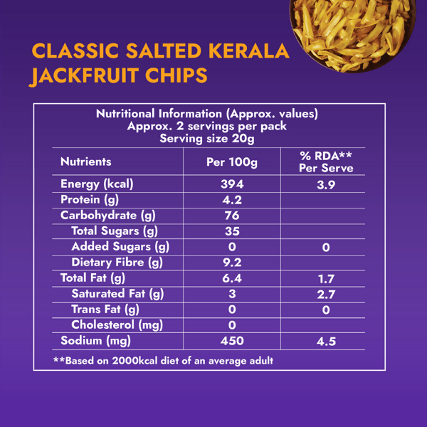 Sweet Karam Coffee Kerala Jackfruit Chips | Grocsy