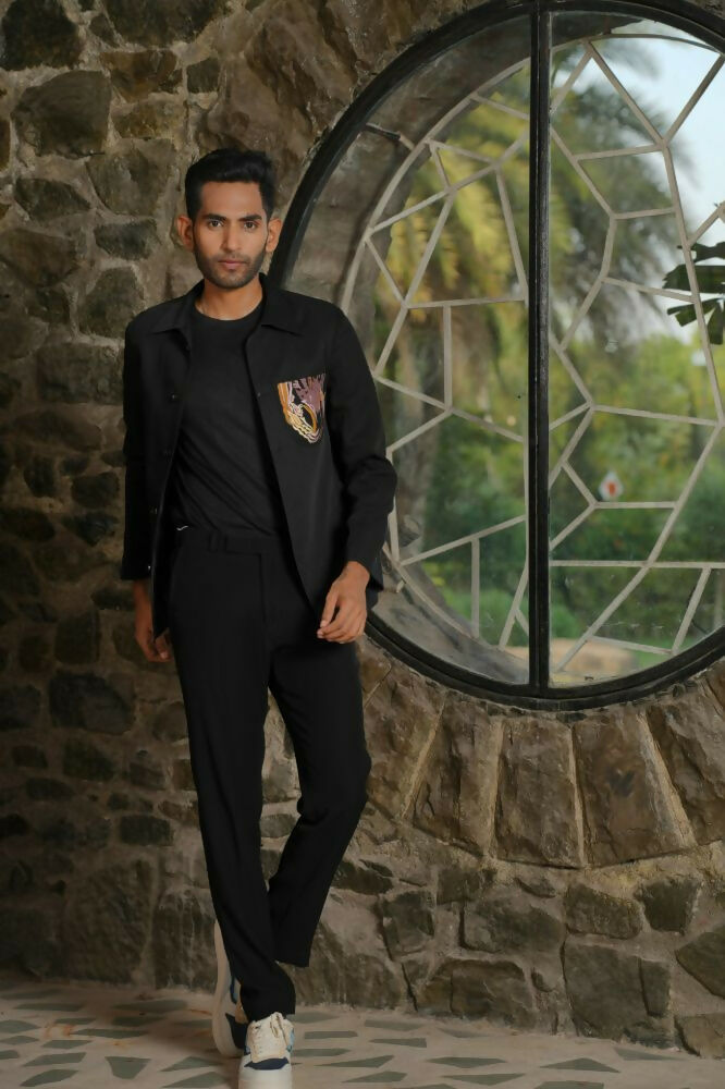 Stirrup Black Shacket by Hilo Design | Grocsy