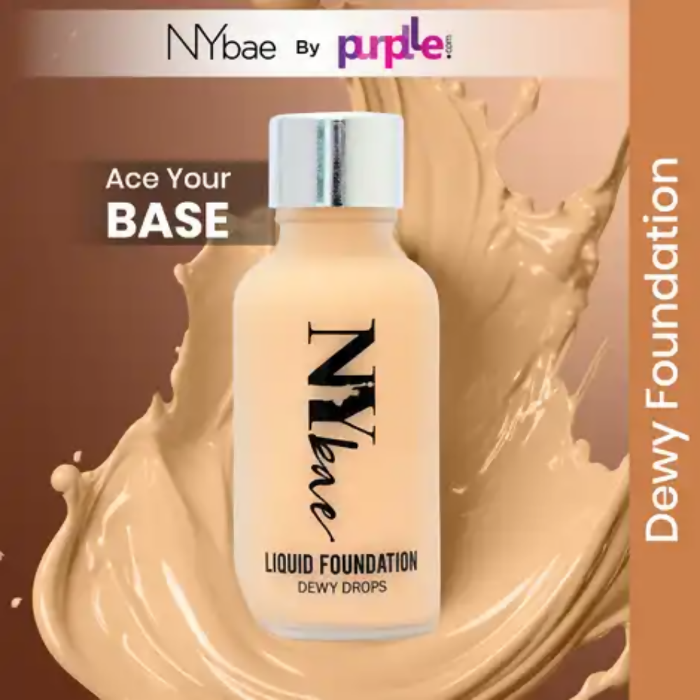 NY Bae Dewy Drops Foundation - Cafe Au Lait 9 | Grocsy