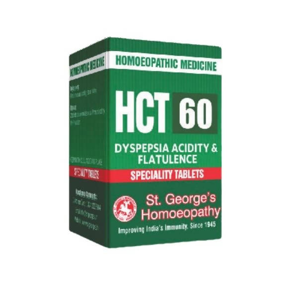 St. George's Homeopathy HCT 60 Tablets | Grocsy