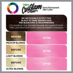 Nisha Cosglam Semi Permanent Hair Color 11 Soft Pink | Grocsy