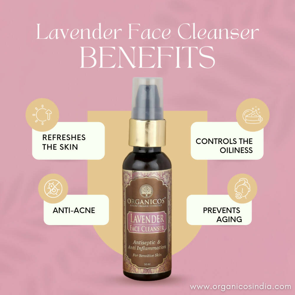 Organicos Lavender Face Cleanser | Grocsy