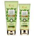Oriental Botanics Neem, Tea Tree And Basil Anti Acne Body And Face Scrub Combo | Grocsy