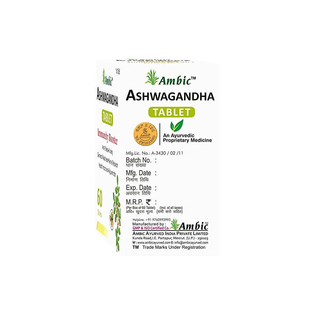 Ambic Ambic Ashwagandha Tablets | Grocsy
