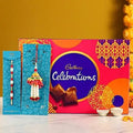 Pearl & Lumba Rakhi With Celebrations Combo | Grocsy