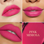 mCaffeine Shades Creamy Matte Kiss Bullet Lipstick Moisturizing Lightweight - Pink Mimosa | Grocsy