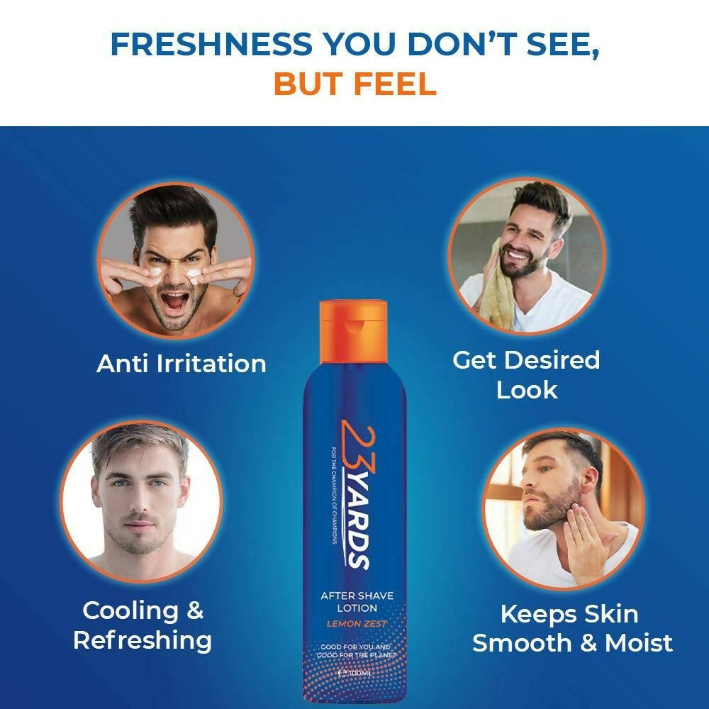23 Yards After Shave Lotion for Men | Grocsy