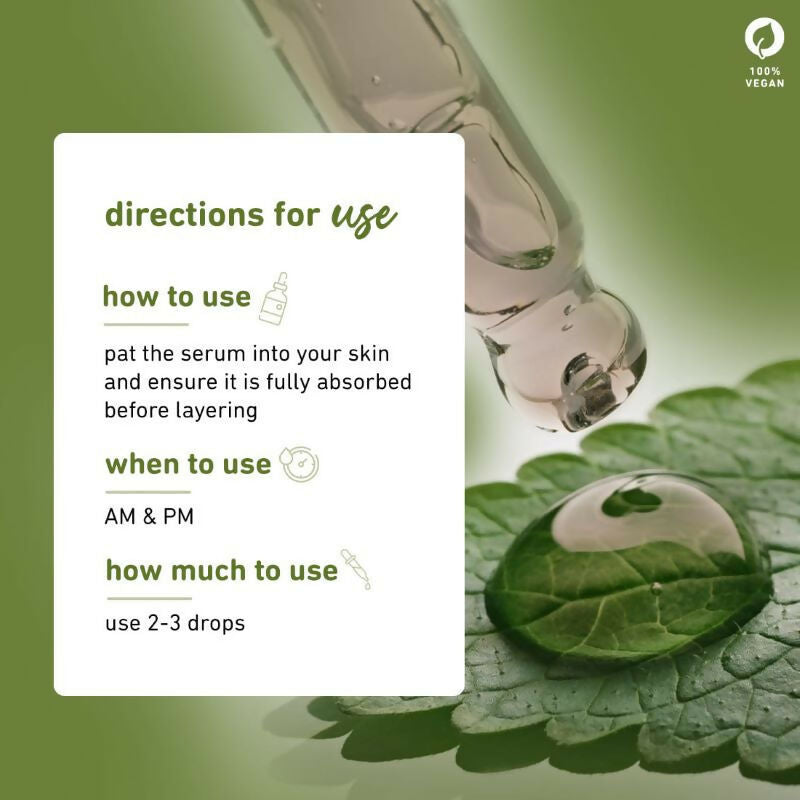 Plum Green Tea & 3% Zinc Complex Face Serum with Acnacidol BG - Fights Acne, Pimples & Controls Oil | Grocsy