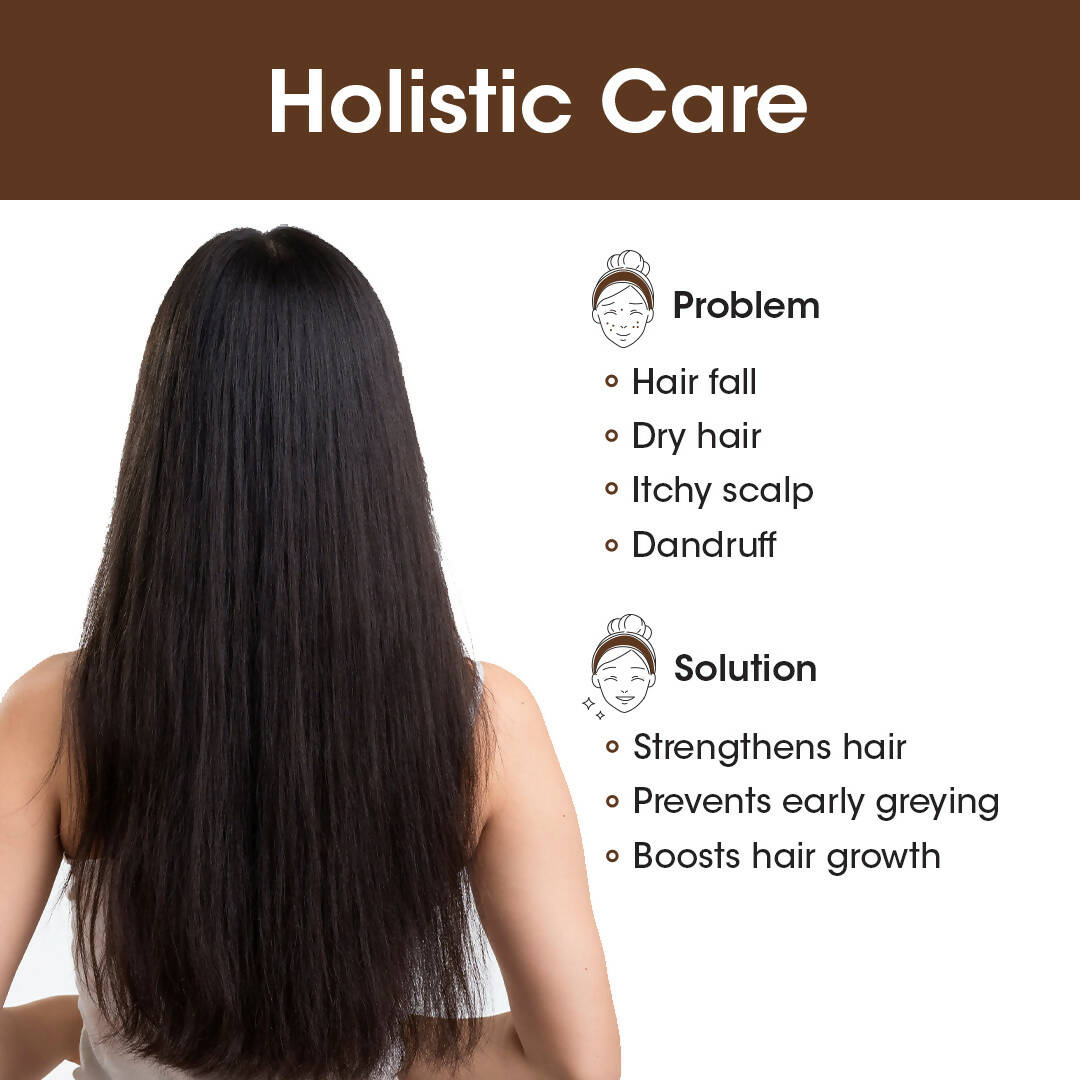 TAC - The Ayurveda Co. Bhringabali Hair Oil for Hairfall Control & Hair Growth with Bhringraj & Amla | Grocsy