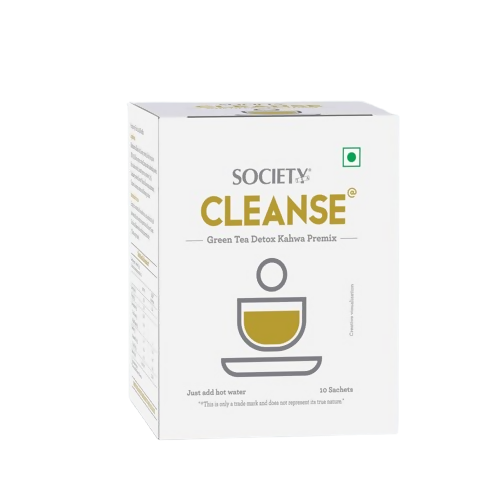 Society Cleanse Green Tea Detox Kahwa Premix | Grocsy