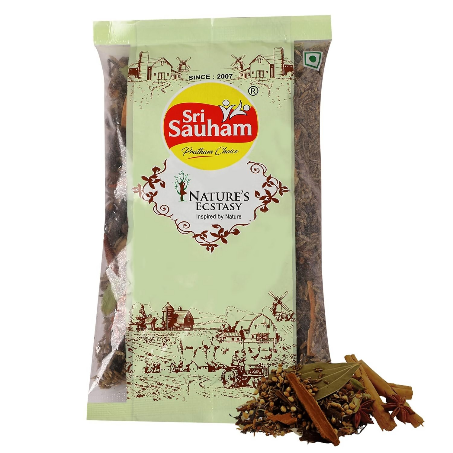 Sri Sauham Premium Sabut Garam Masala | Grocsy