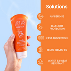 Lotus Herbals Safesun Ultrarx Tinted Sunscreen SPF 50+ PA++++ | Grocsy