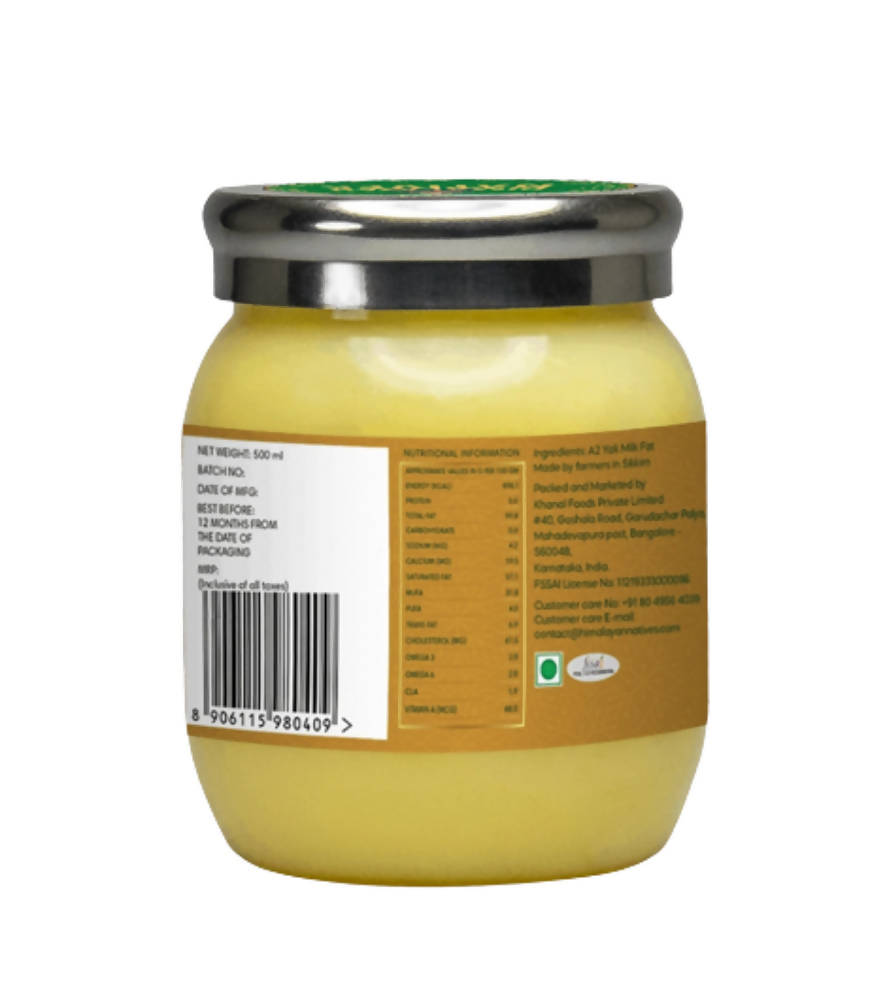 Himalayan Natives A2 Yak Ghee | Premium Ghee | Cultured Pure Desi Ghee | Grocsy