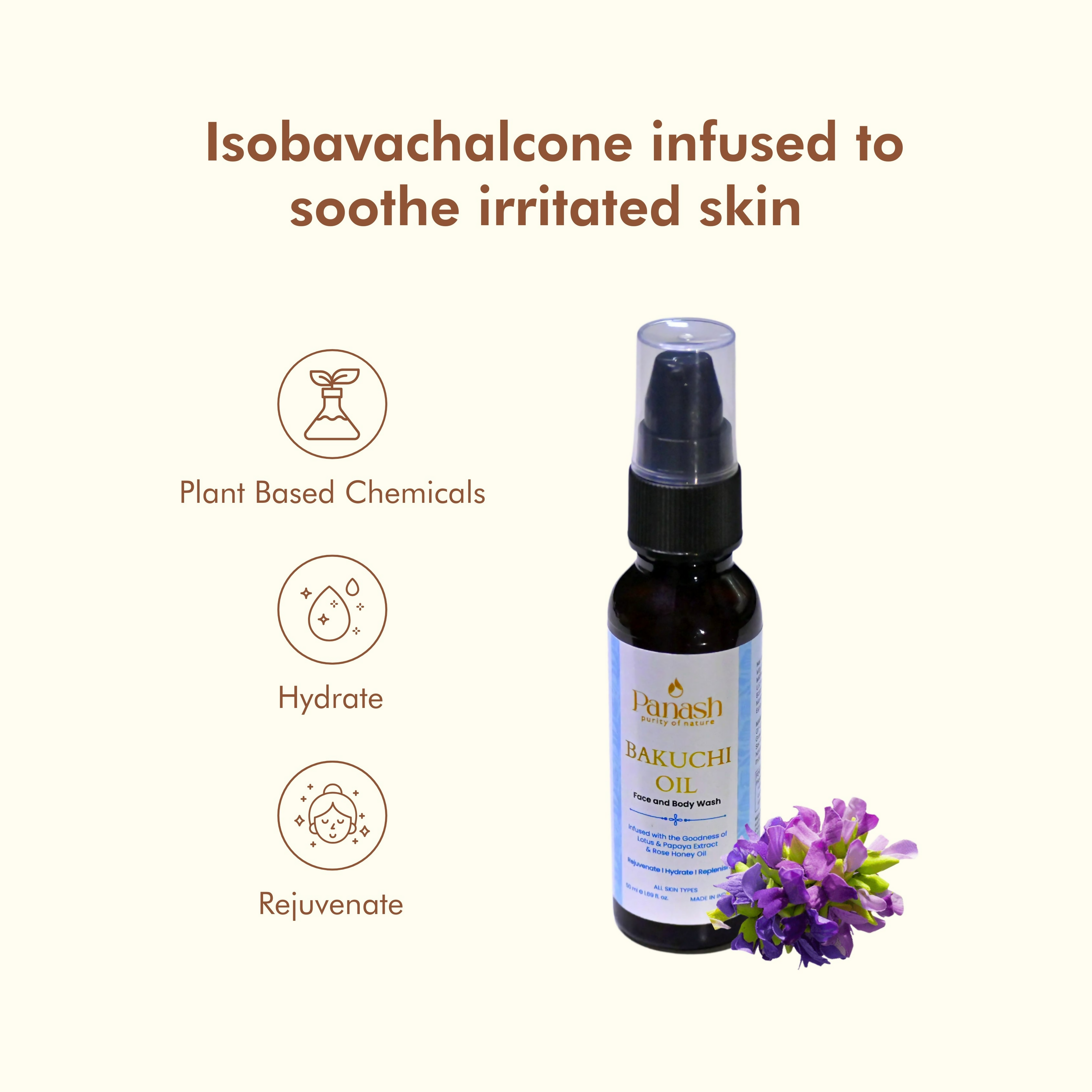 Panash Bakuchi Oil | Grocsy